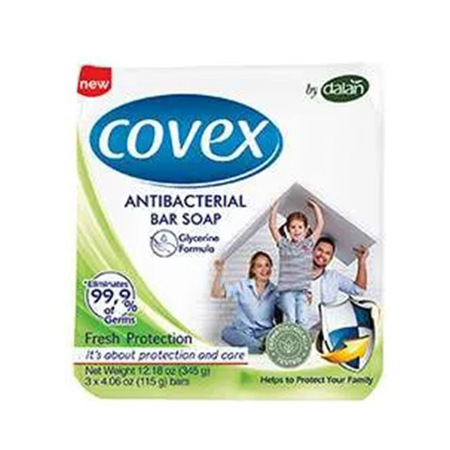 Imagen de Jabón Barra Covex Antibacterial Fresh Protection 115g 3 Und