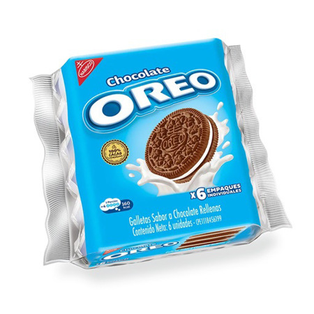 Imagen de Galleta Rellena Oreo Chocolate 6s 192g
