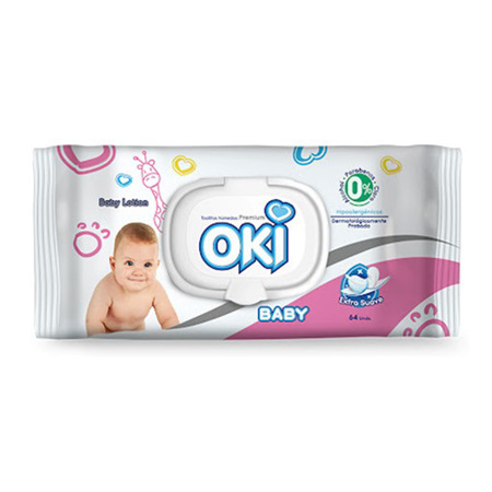 Imagen de Toalla Húmeda Oki Baby Lotion 64 Und