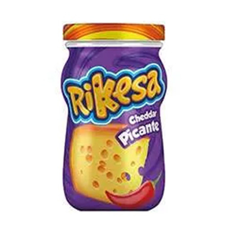 Imagen de Queso Fundido Rikesa Cheddar Picante 200g