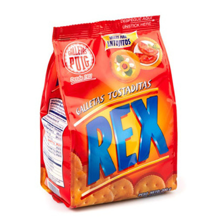 Imagen de Galletas Tostaditas Rex Puig 200 Gr.