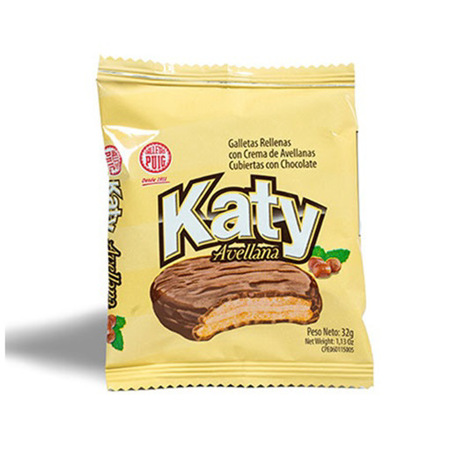 Imagen de Galleta Cubierta Katy Avellana 32g