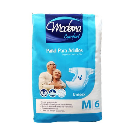 Imagen de Pañal Adulto Moderna Comfort  Pant M 6und