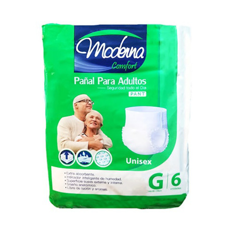 Imagen de Pañal Adulto Moderna Comfort  Pant G 6und