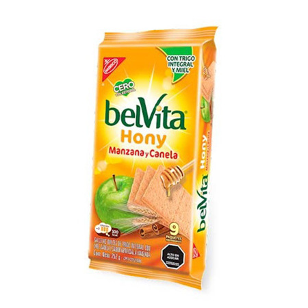 Imagen de Galleta Cracker Belvita Honey Manzana Canela 252g