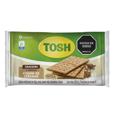 Imagen de Galleta Cracker Tosh Multicereal 229.5g