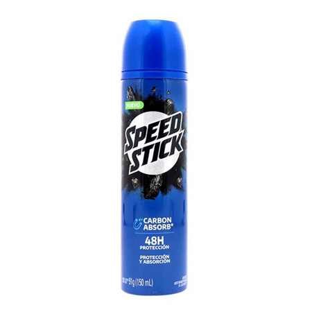 Imagen de Desodorante Aerosol Speed Stick Carbon Absorb 150ml