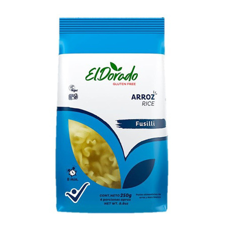 Imagen de Pasta Fusilli El Dorado De Arroz Gluten Free 250g