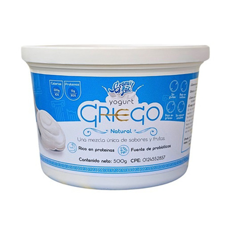 Imagen de Yogurt Firme Granvi Lac Griego Natural 500g
