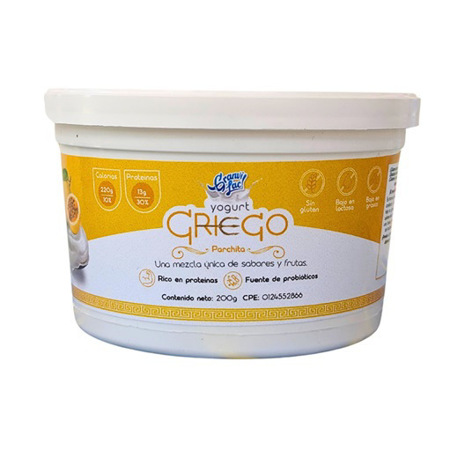 Imagen de Yogurt Firme Granvi Lac Griego Parchita 200g