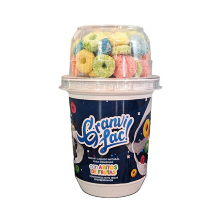 Imagen de Yogurt Firme Granvi Lac Natural Con Fruti Aros 180ml