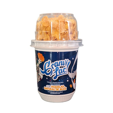 Imagen de Yogurt Firme Granvi Lac Natural Con Hojuela 180ml