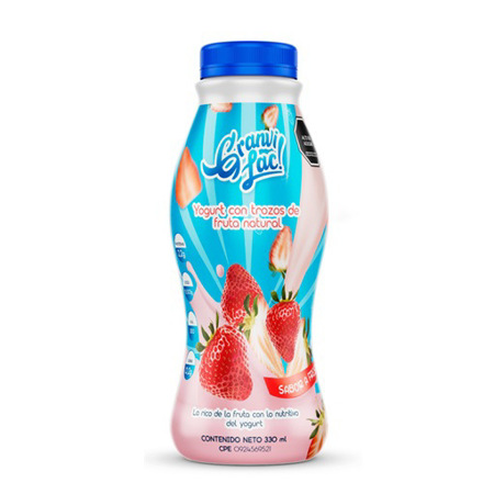 Imagen de Yogurt Liquido Granvi Lac De Fresa 330ml
