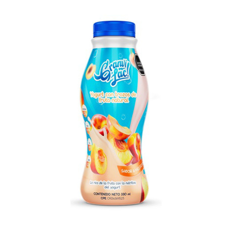 Imagen de Yogurt Liquido Granvi Lac De Melocotón 330ml