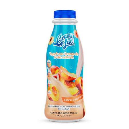 Imagen de Yogurt Liquido Granvi Lac De Melocotón 750ml