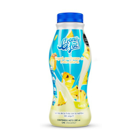 Imagen de Yogurt Liquido Granvi Lac De Piña 330ml