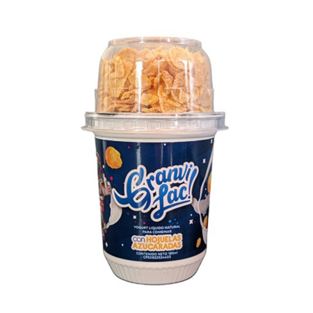 Imagen de Yogurt Liquido Granvi Lac Natural Con Hojuela Azucarada 200ml