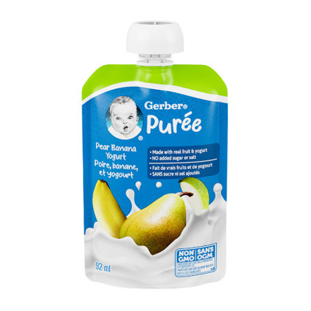 Imagen de Yogurt  Liquido Gerber Puré de Pera 92ml