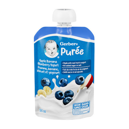 Imagen de Yogurt  Liquido Gerber Manzana Blueberry 94ml