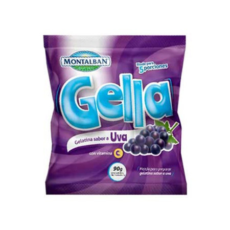 Imagen de Gelatina De Uva Montalban Gella 90g
