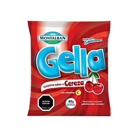 Imagen de Gelatina De Cereza Montalban Gella 90g