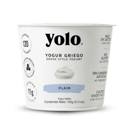 Imagen de Yogurt Firme Yolo Griego Plain 150g