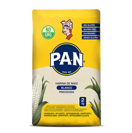 Imagen de Harina De Maíz Pan Blanca Precocida Sin Gluten 2kg