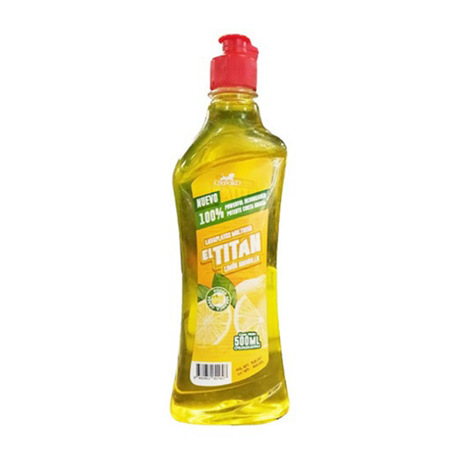 Imagen de Lavaplatos Liquido El Titan Limón Amarillo 500ml