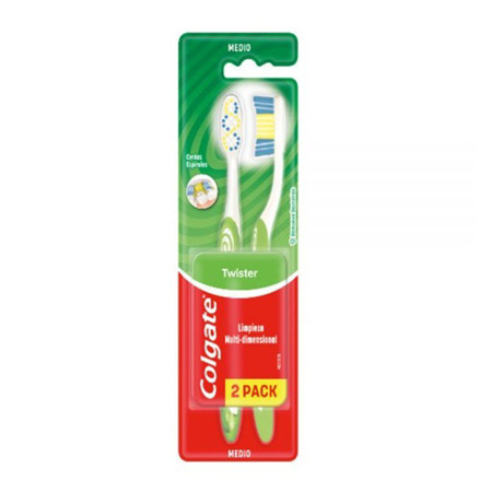 Imagen de Cepillo Dental Colgate Twister Fresh Suave  2 Und