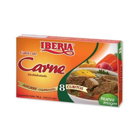 Imagen de Caldo De Carne Iberia (8 Unidades).
