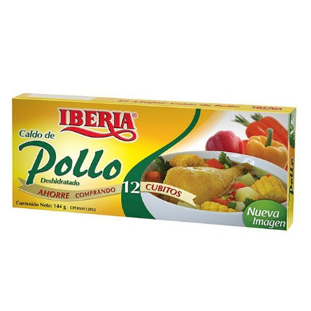 Imagen de Caldo De Pollo Iberia 144 Gr.
