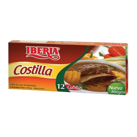 Imagen de Caldo De Costilla Iberia (12 Unidades).