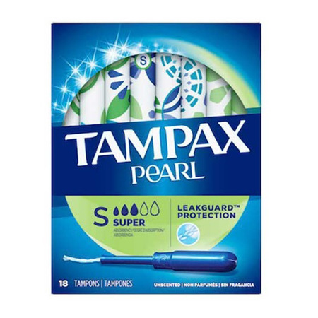 Imagen de Tampones Tampax Pearl Super 18 Und