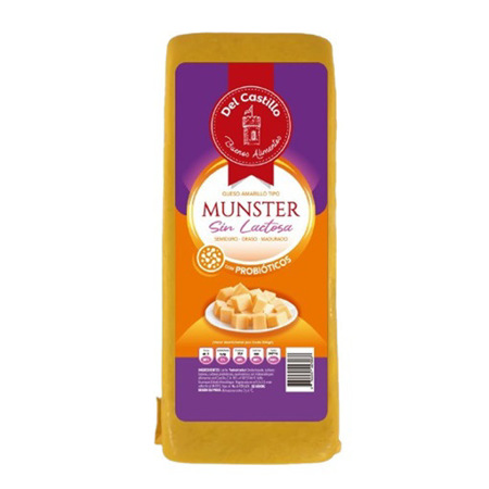 Imagen de Queso Munster Sin Lactosa Del Castillo 250g