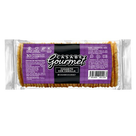 Imagen de Casabe Casabegourmet Con Cebolla 30und