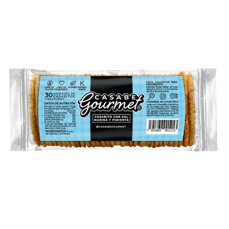 Imagen de Casabe Casabegourmet Sal Marina Y Pimienta 30und