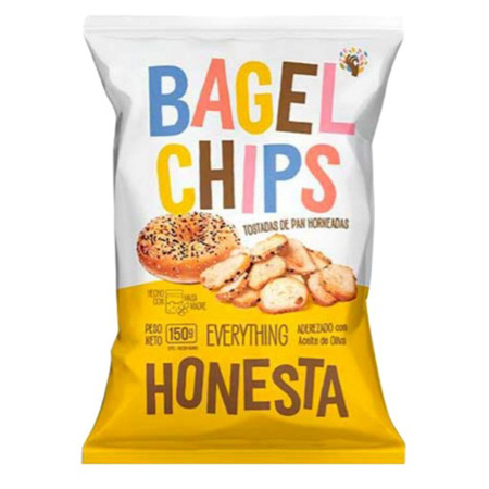 Imagen de Tostada Honesta Bagel Chips Everything 150g