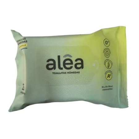 Imagen de Toalla Húmeda Alea Manzanilla 25 Und