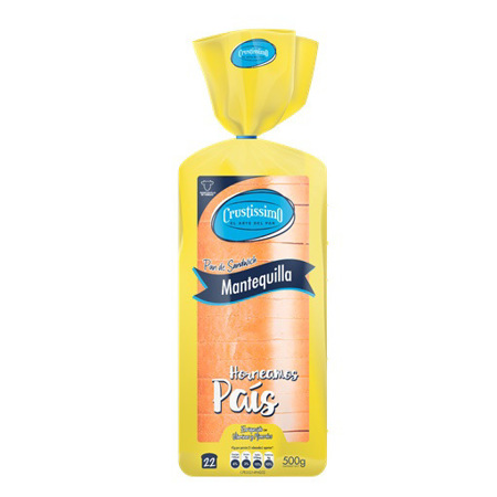 Imagen de Pan De Sándwich De Mantequilla Crustissimo 500G