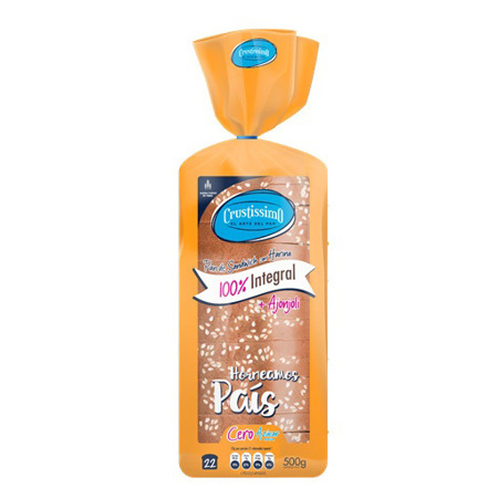 Imagen de Pan De Sándwich Integral Con Ajonjolí Crustissimo 500Gr.