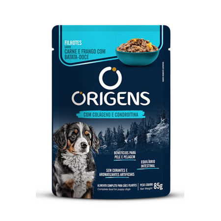 Imagen de Alimento Para Perro Origens Carne Y Pollo Con Batata 85g