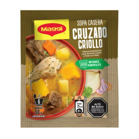 Imagen de Sopa Casera Cruzado Criollo Maggi 50g