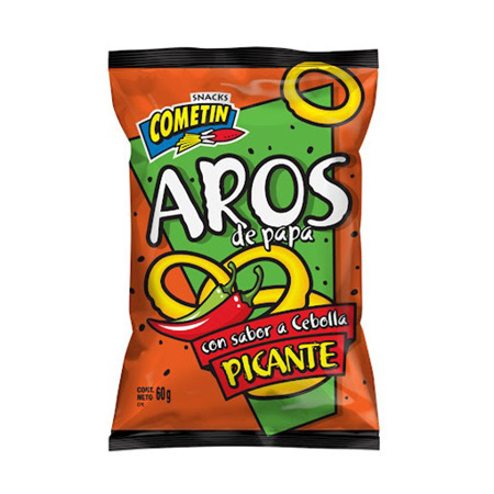 Imagen de Aros De Papa Cometin Con Cebolla Picante 60g