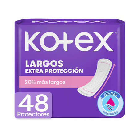 Imagen de Protector Diario Kotex Largo 48und