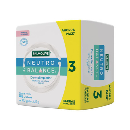 Imagen de Jabón Barra Neutro Balance 3 Und 100g