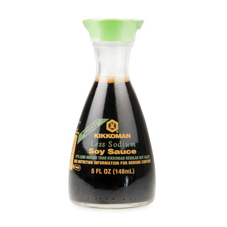 Imagen de Salsa De Soya Kikkoman Con Menos Sodio 148ml
