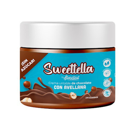 Imagen de Chocolate Untable Sweettella Con Avellana Sin Azúcar 200g